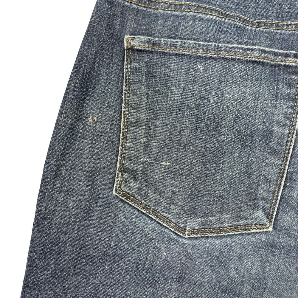 Lucky Brand Jeans Women's 12/31 Blue Brooke Boot Cut Denim Pants Stretch Whisker - Picture 6 of 16